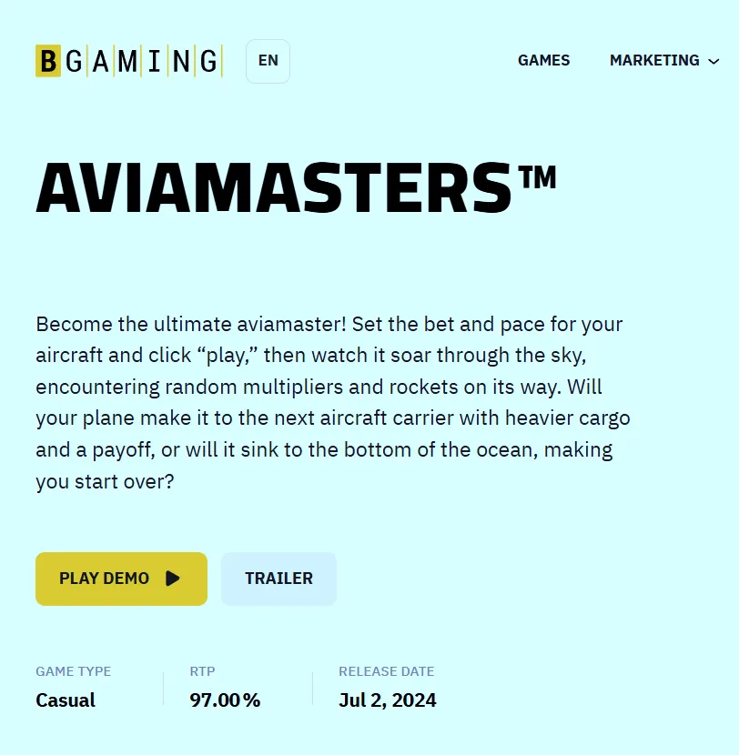 Rút tiền thắng từ Avia Masters